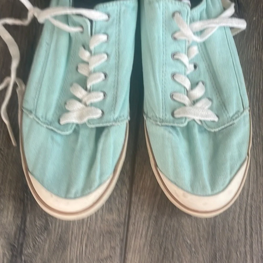 Reef sneakers size 7.5 aqua distressed comfy - Picture 4 of 9